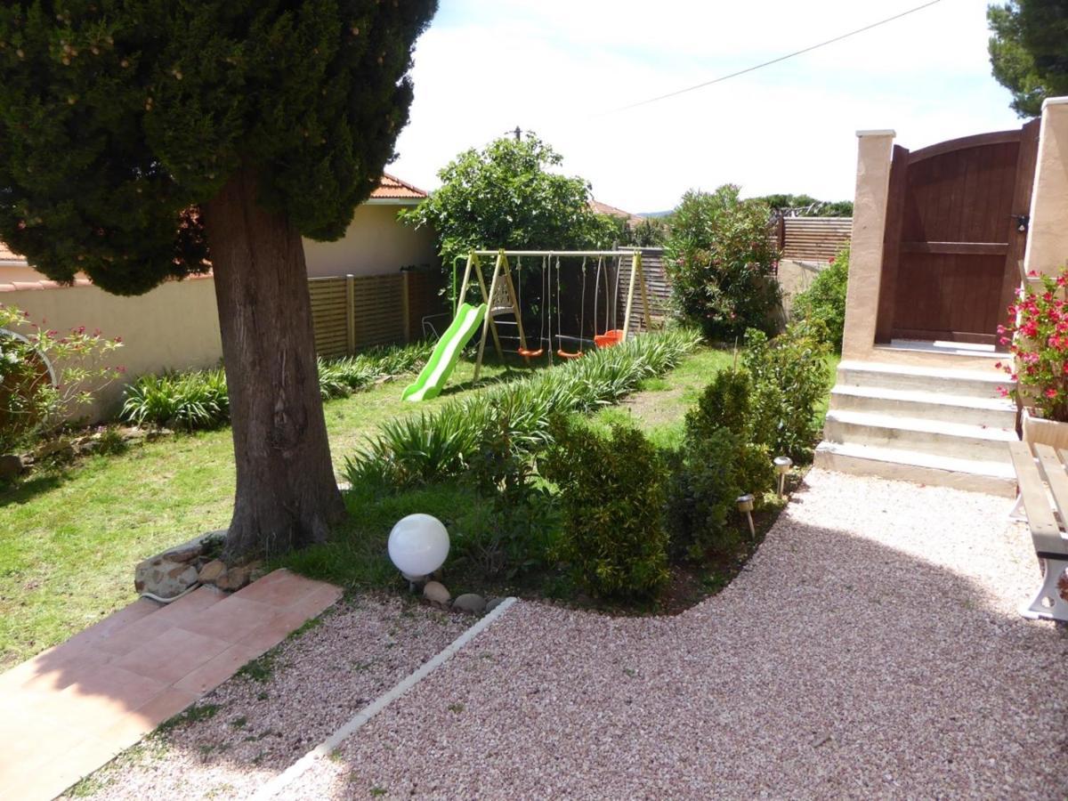 סן-מנדרייה-סור-מר Bas De Villa Jardin Plein Sud Proche Mer Clim-Wifi מראה חיצוני תמונה