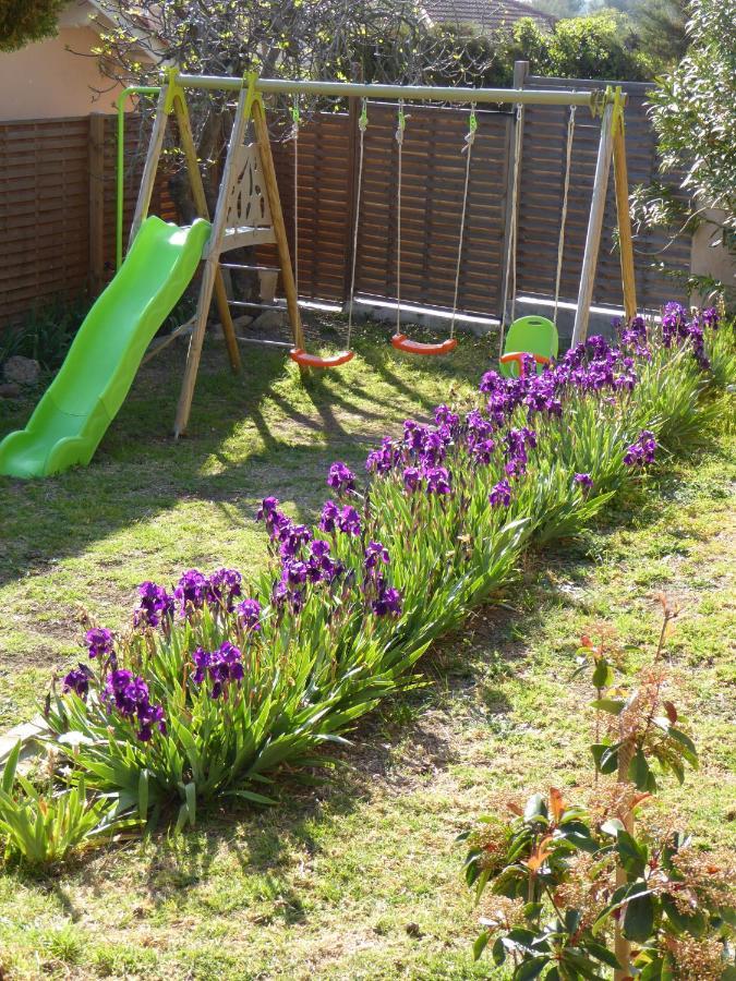 סן-מנדרייה-סור-מר Bas De Villa Jardin Plein Sud Proche Mer Clim-Wifi מראה חיצוני תמונה